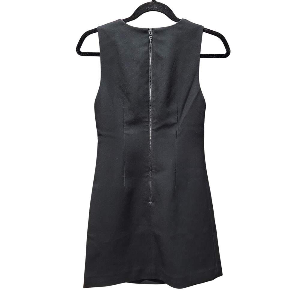 Alice + Olivia The Beatles Clyde Mini Dress Fab Four Black 0, 2 NWT - Picture 4 of 6